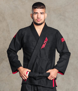 elite sports core black brazilian jiu jitsu mens bjj wholesale gi