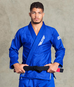 elite sports core blue brazilian jiu jitsu mens bjj wholesale gi