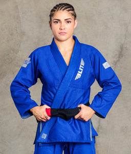 elite sports core blue brazilian jiu jitsu womens bjj wholesale gi