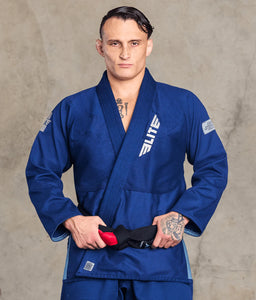 elite sports core blue brazilian jiu jitsu mens bjj wholesale gi