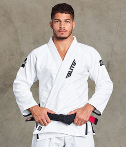 elite sports core white brazilian jiu jitsu mens bjj wholesale gi