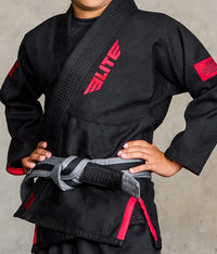 Kids' Core Black Brazilian Jiu Jitsu BJJ Gi