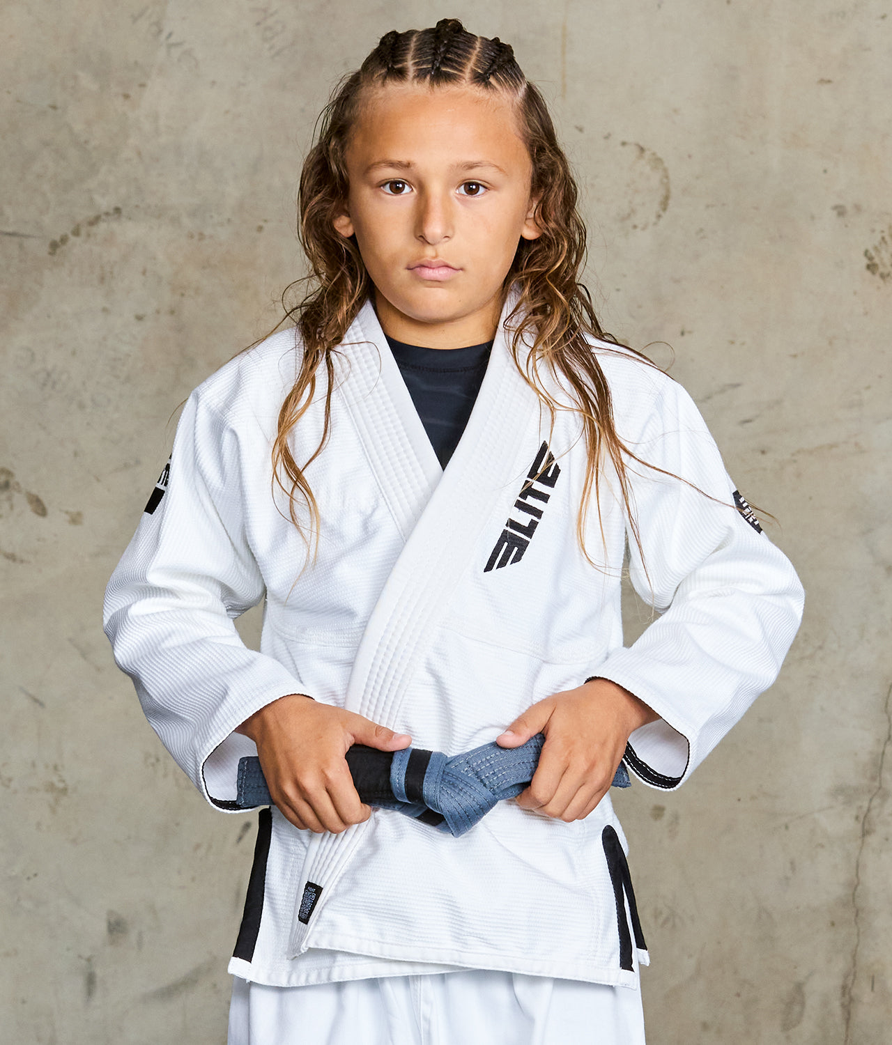 Kids' Core White Brazilian Jiu Jitsu BJJ Gi