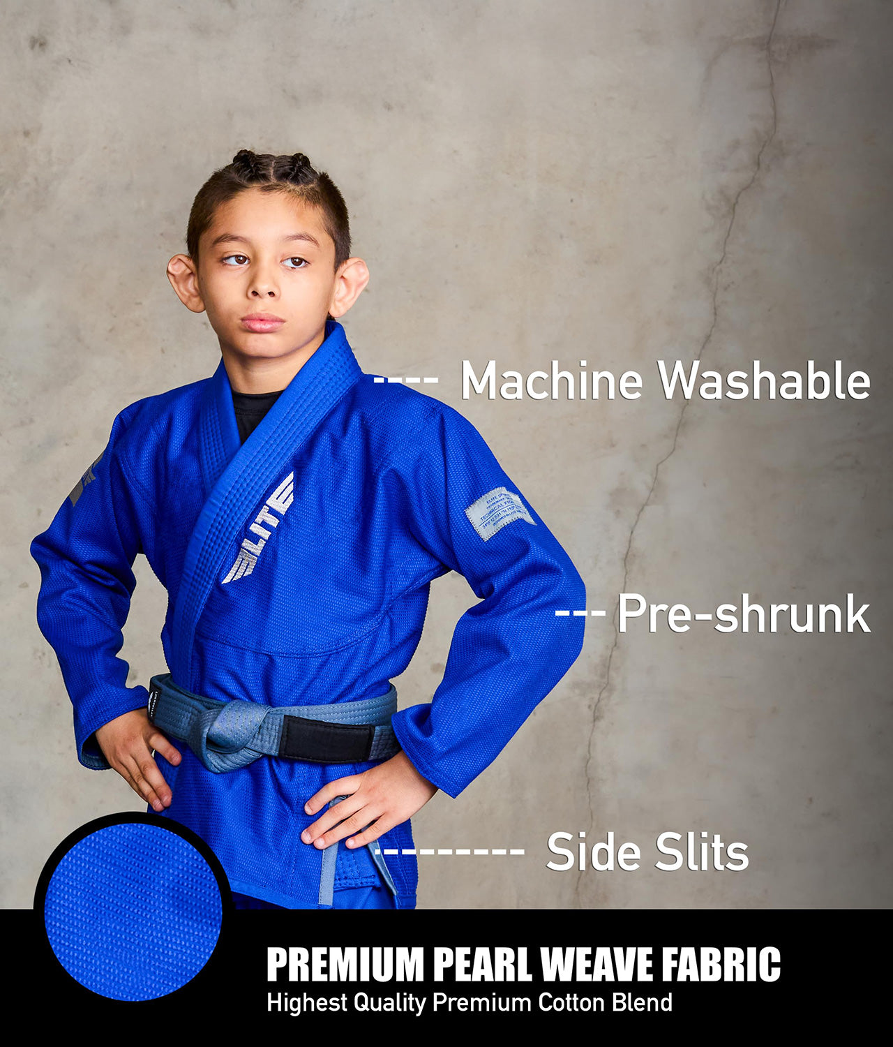 Kids' Core Blue Brazilian Jiu Jitsu BJJ Gi