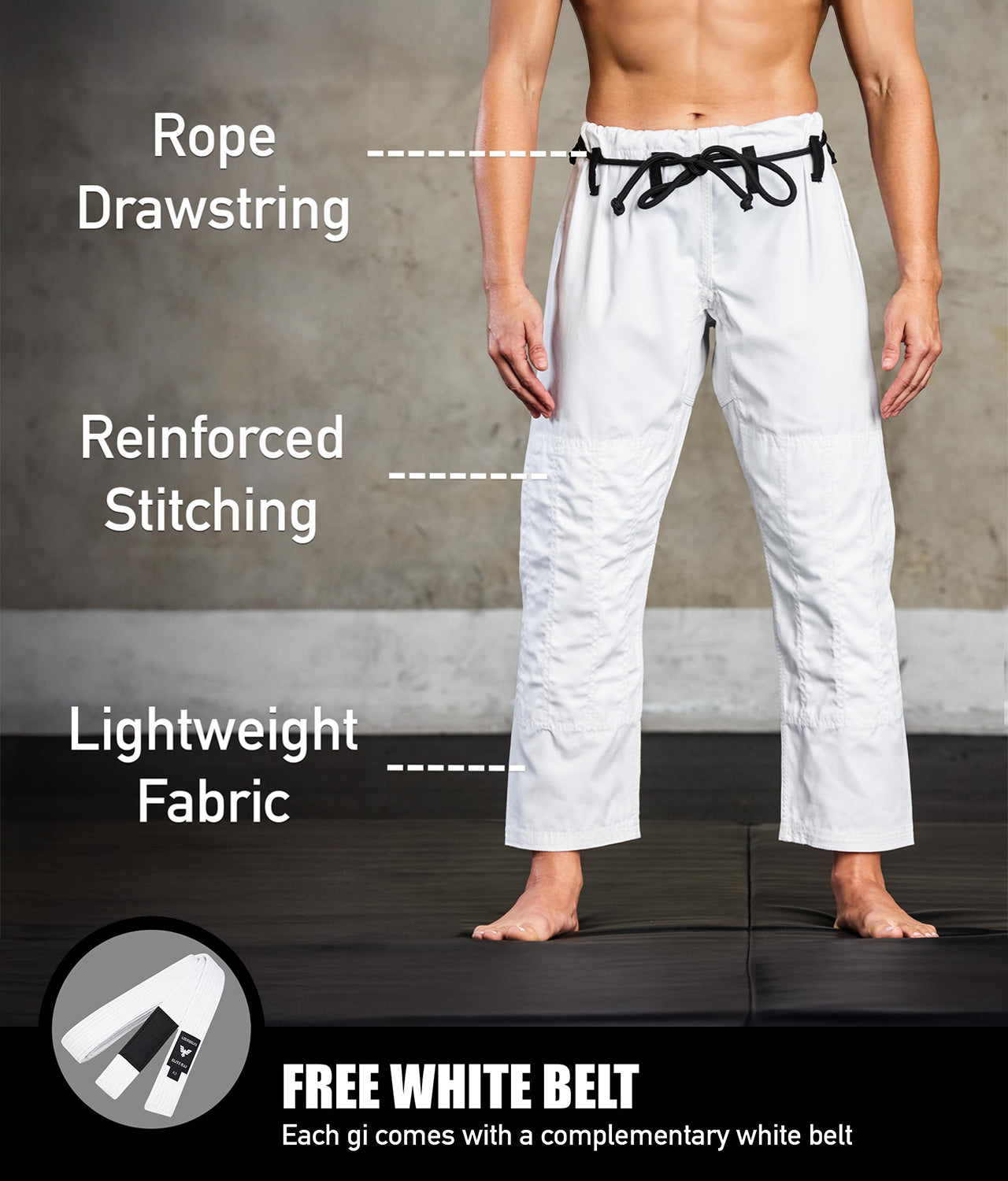 Women's Core White Brazilian Jiu Jitsu BJJ Gi