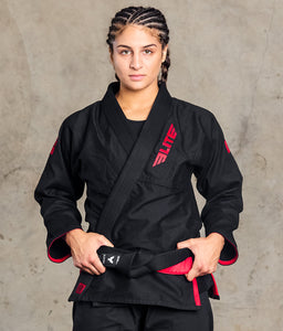 Women's Core Black Brazilian Jiu Jitsu BJJ Gi