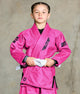 elite sports core pink brazilian jiu jitsu kids bjj gi