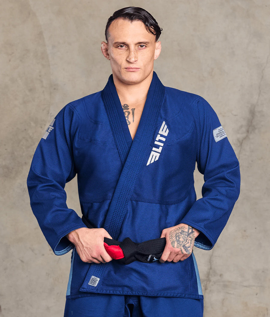 elite sports core navy brazilian jiu jitsu mens bjj wholesale gi