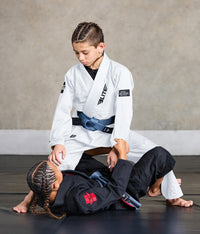 Kids' Core White Brazilian Jiu Jitsu BJJ Gi