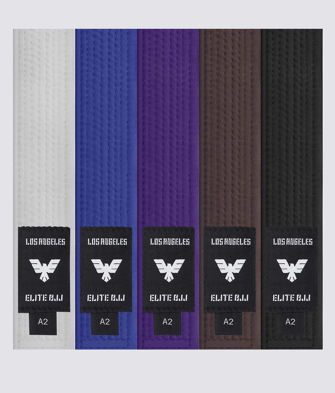 elite sports adults Brazilian jiu jitsu black bjj belt for men and women