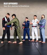 elite sports adults ibjjf approved blue bjj belt