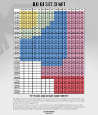 elite sports core black mens wholesale bjj wholesale uniform size chart