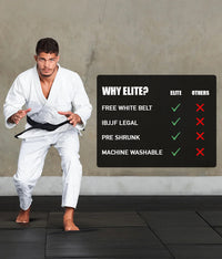 elite core essential mens jiu jitsu uniform technical features