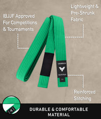 Brazilian Jiu Jitsu Kids BJJ Green Belt