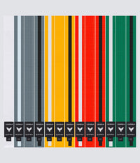 elite sports youth Brazilian jiu jitsu orange bjj belt for boys and girls