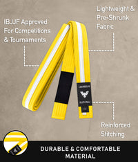 Brazilian Jiu Jitsu Kids BJJ Yellow/White Belt
