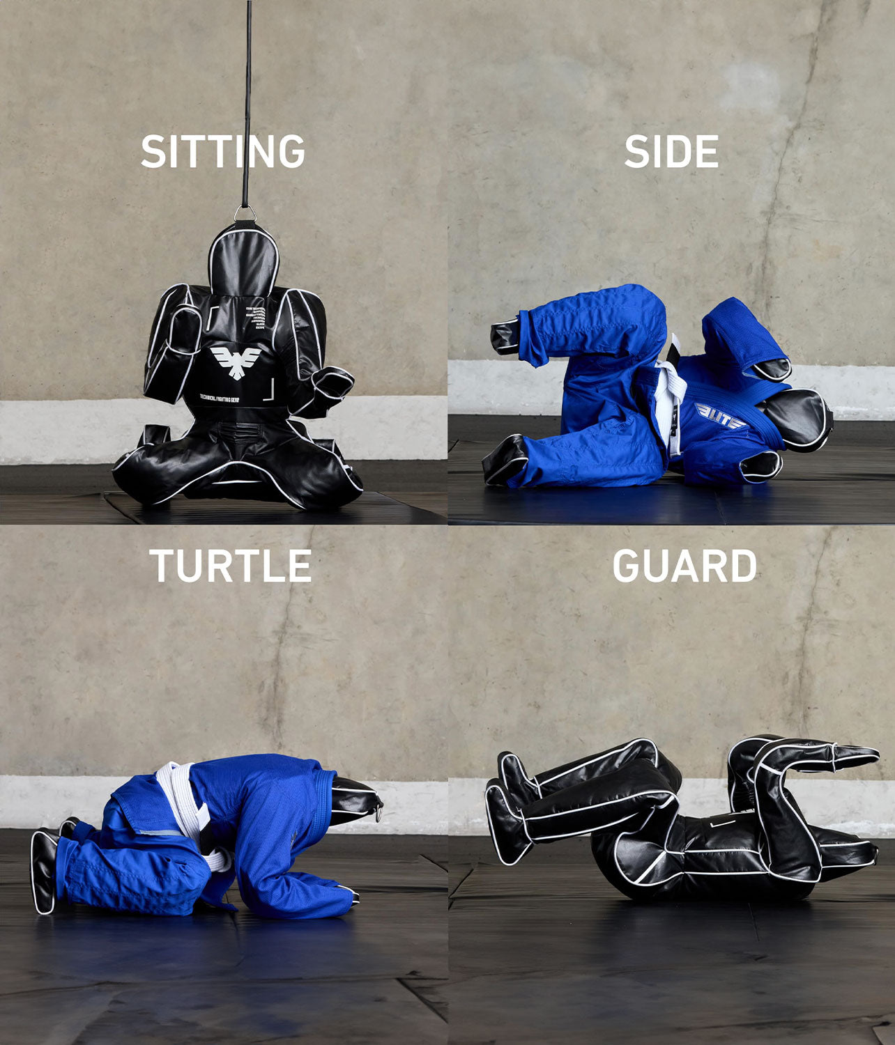 Kids Essential BJJ Grappling Dummy - 120cm Unfilled