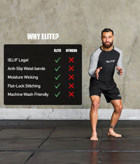 Standard Gray Long Sleeve No-Gi Mens BJJ Rash Guard