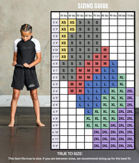 Standard White Short Sleeve No-Gi Kids BJJ Rash Guard