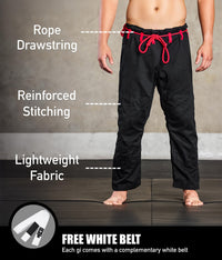 Men's Core Black Brazilian Jiu Jitsu BJJ Gi