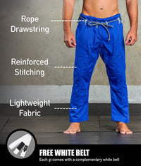 Men's Core Blue Brazilian Jiu Jitsu BJJ Gi