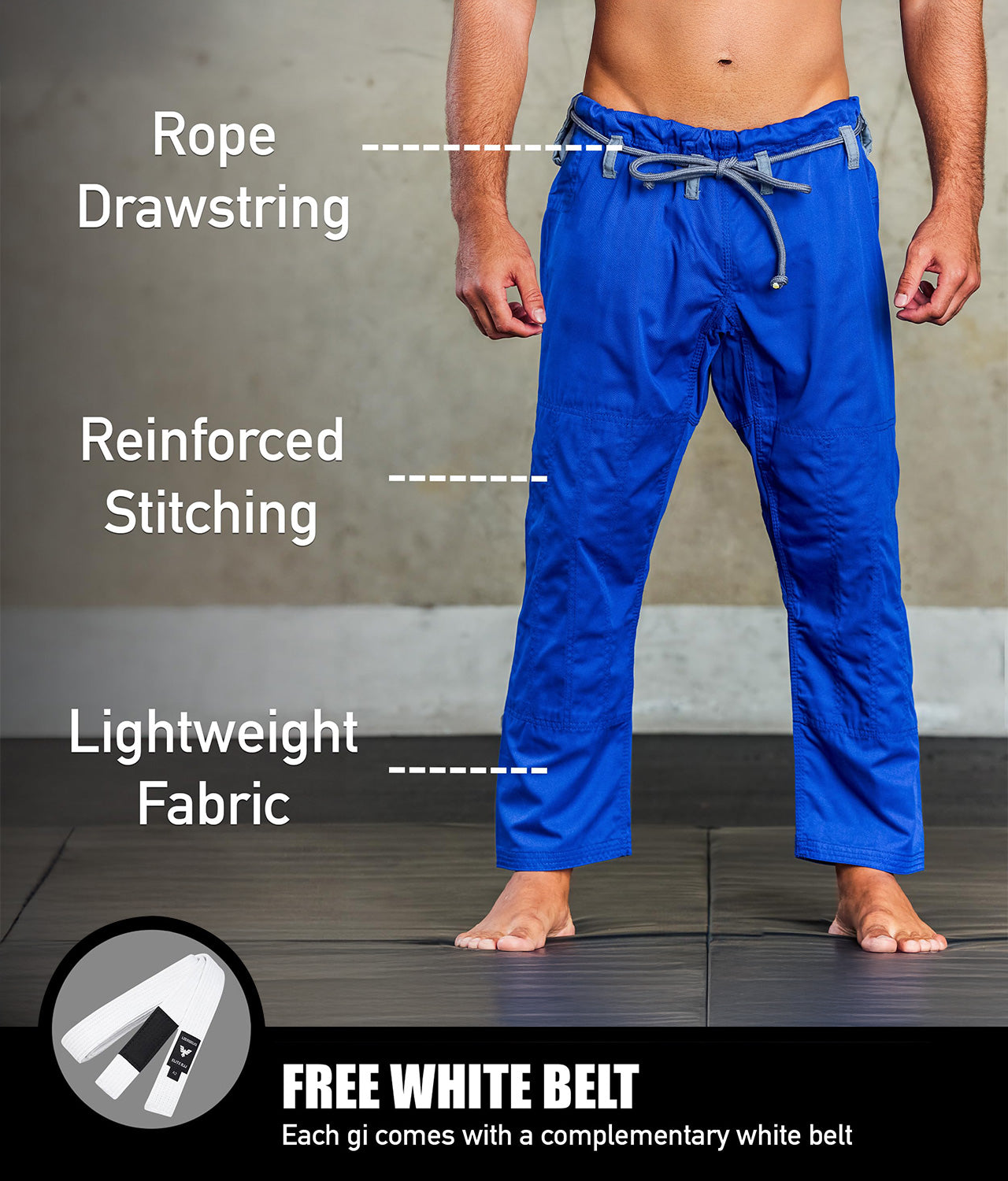 Men's Core Blue Brazilian Jiu Jitsu BJJ Gi