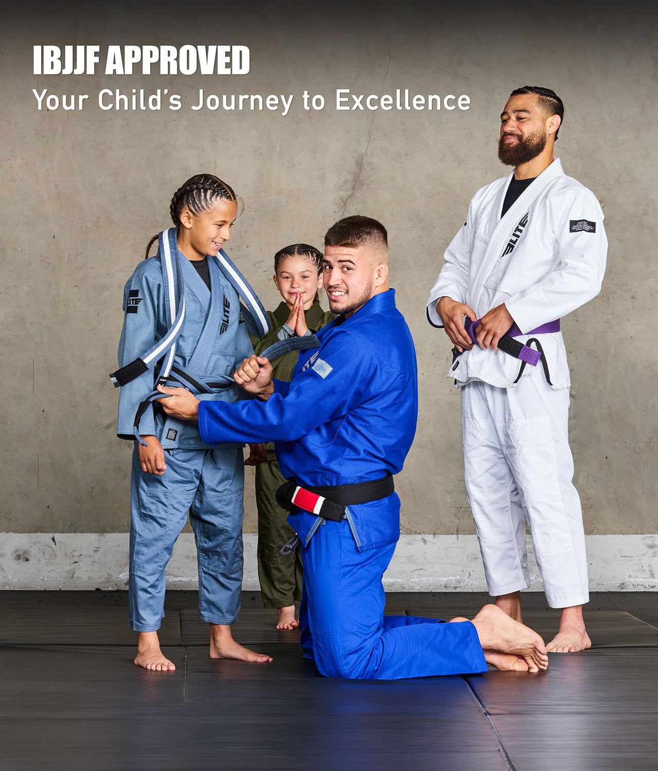 Kids' Core Gray Brazilian Jiu Jitsu BJJ Gi