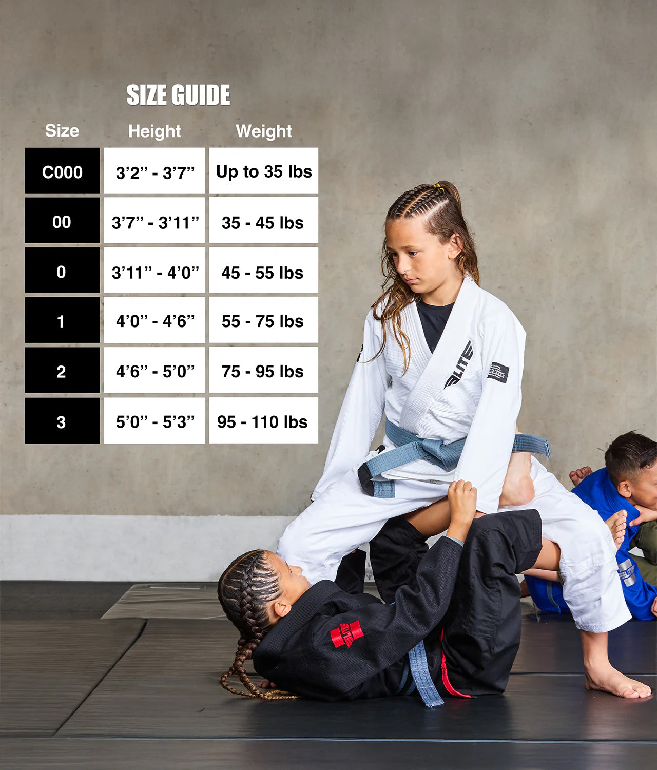 Kids' Core White Brazilian Jiu Jitsu BJJ Gi