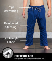 Men's Core Navy Brazilian Jiu Jitsu BJJ Gi