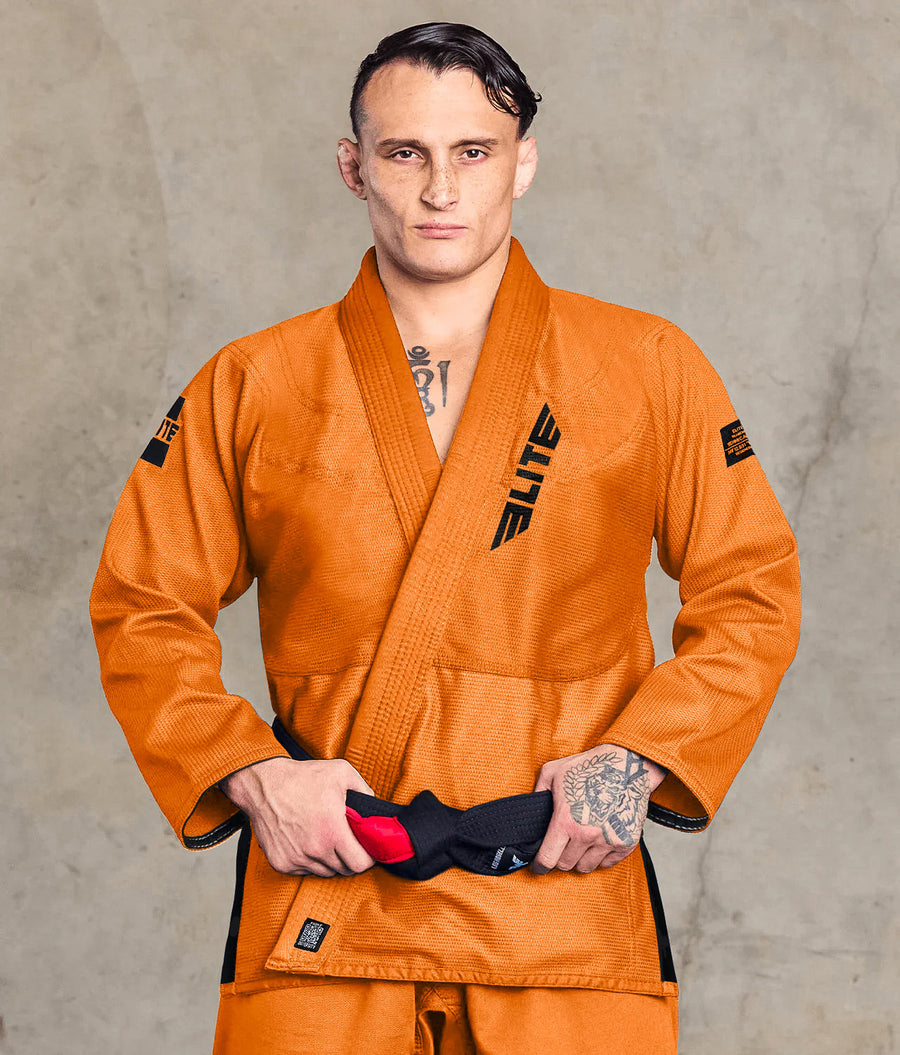 core orange brazilian jiu jitsu mens bjj gi
