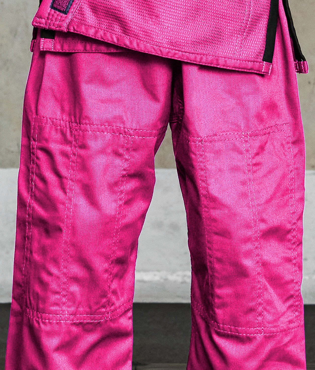elite sports core pink girls bjj gi pant view