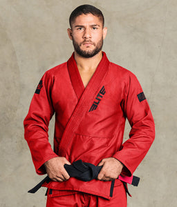 core red brazilian jiu jitsu mens bjj gi