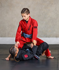 elite core red boys ibjjf approved bjj gi