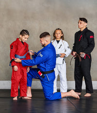 elite core red girls bjj gi size chart