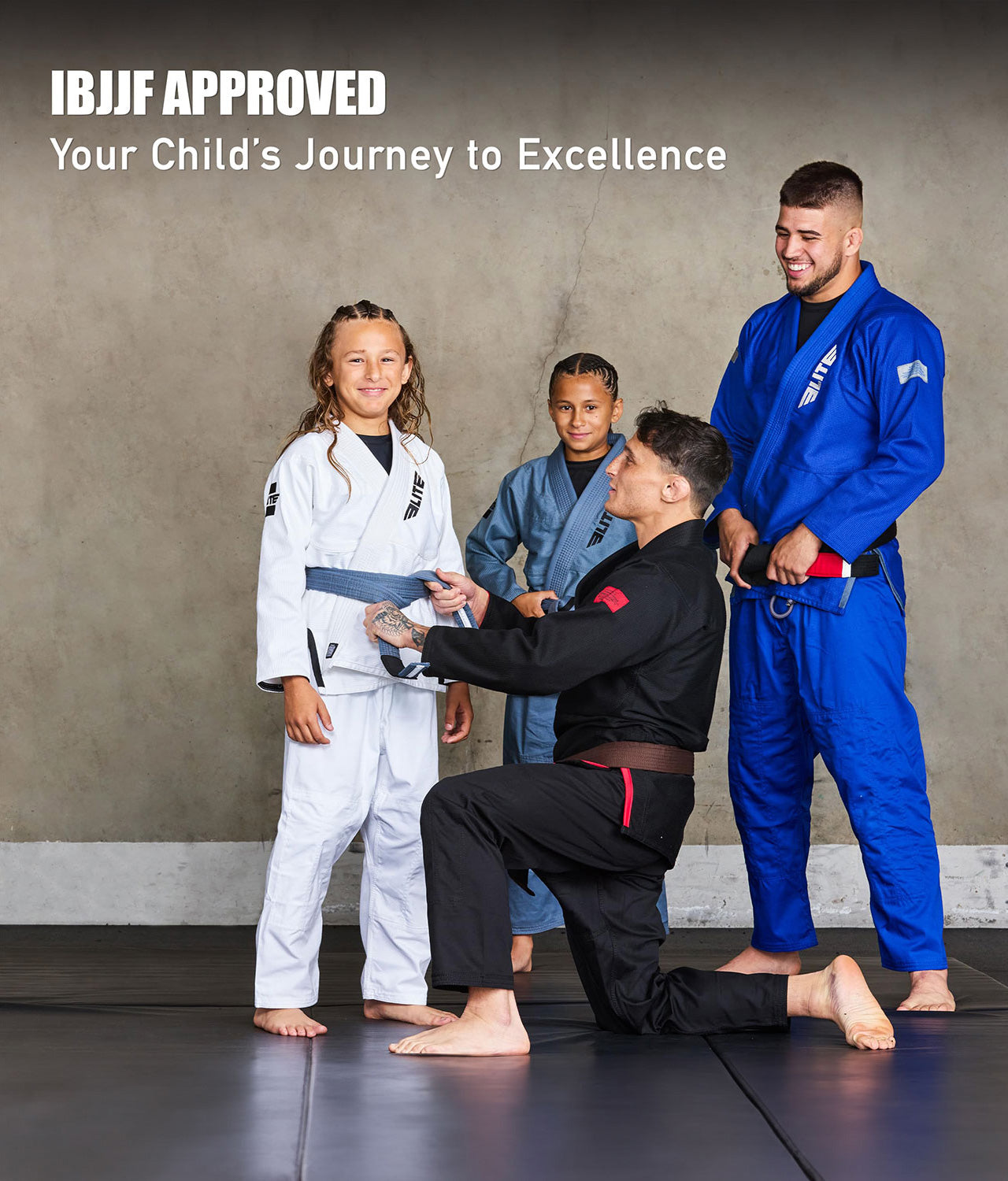 Kids' Core White Brazilian Jiu Jitsu BJJ Gi