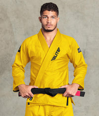 core yellow brazilian jiu jitsu mens bjj gi