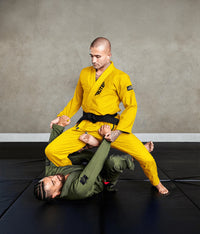elite core yellow mens preshrunk bjj gi