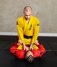 elite core yellow mens preshrunk bjj gi