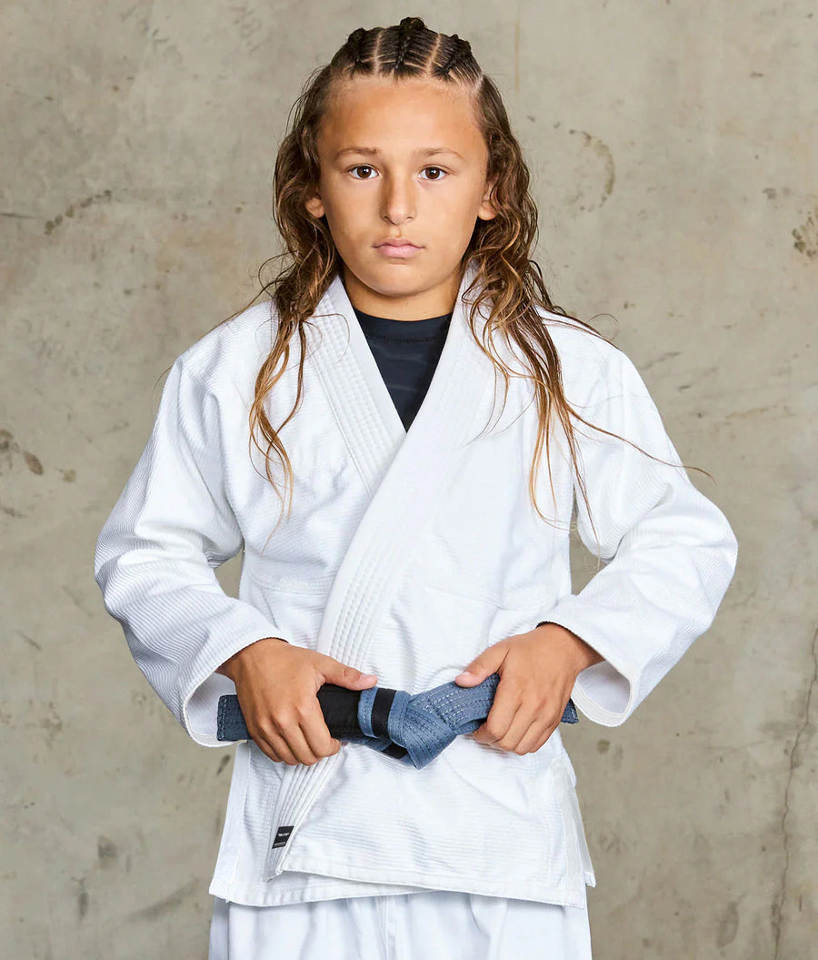 Essential White Kids Brazilian Jiu Jitsu Gi