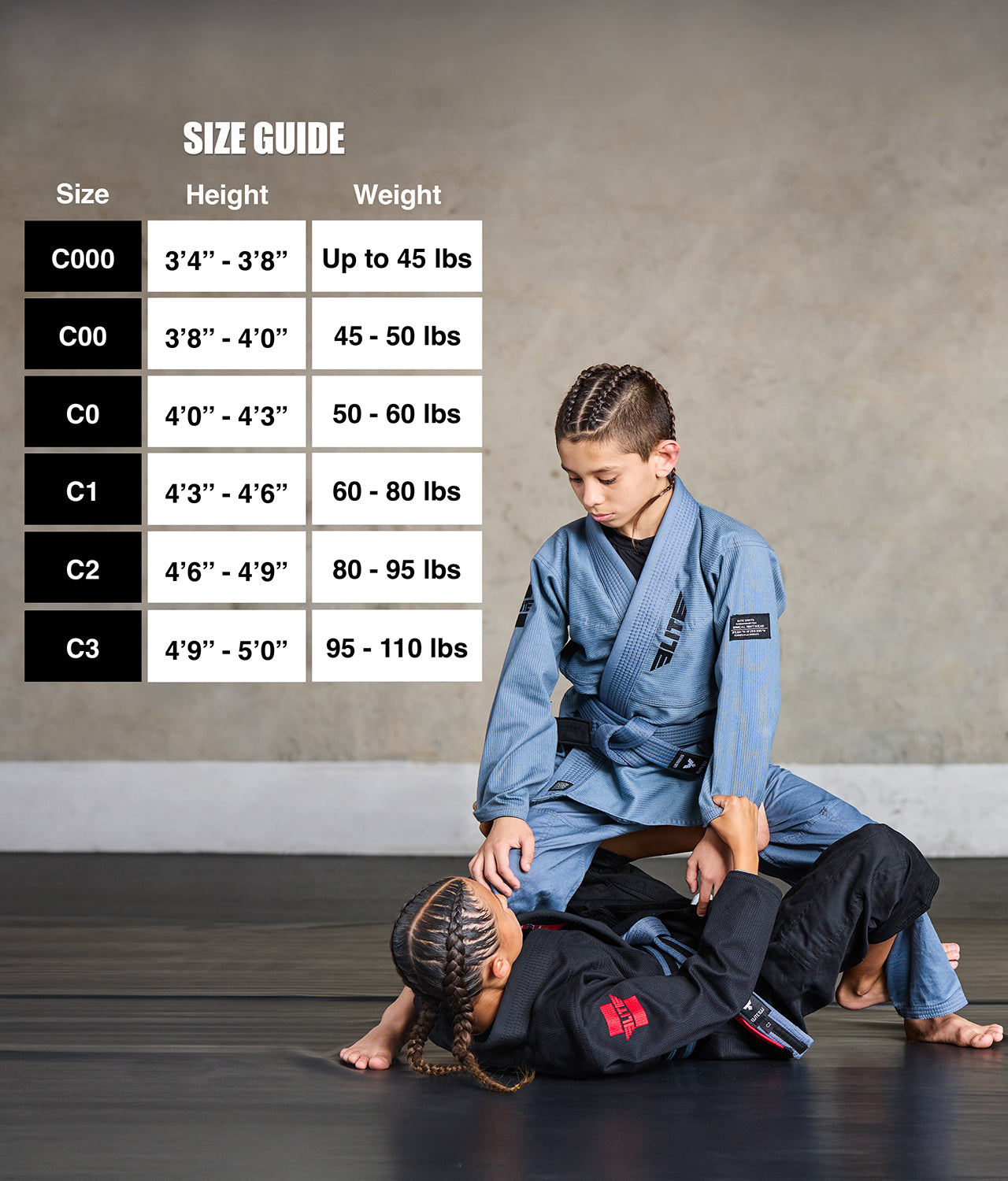 Kids' Core Gray Brazilian Jiu Jitsu BJJ Gi