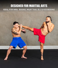 elite sports black jack series red adults all martial arts shorts