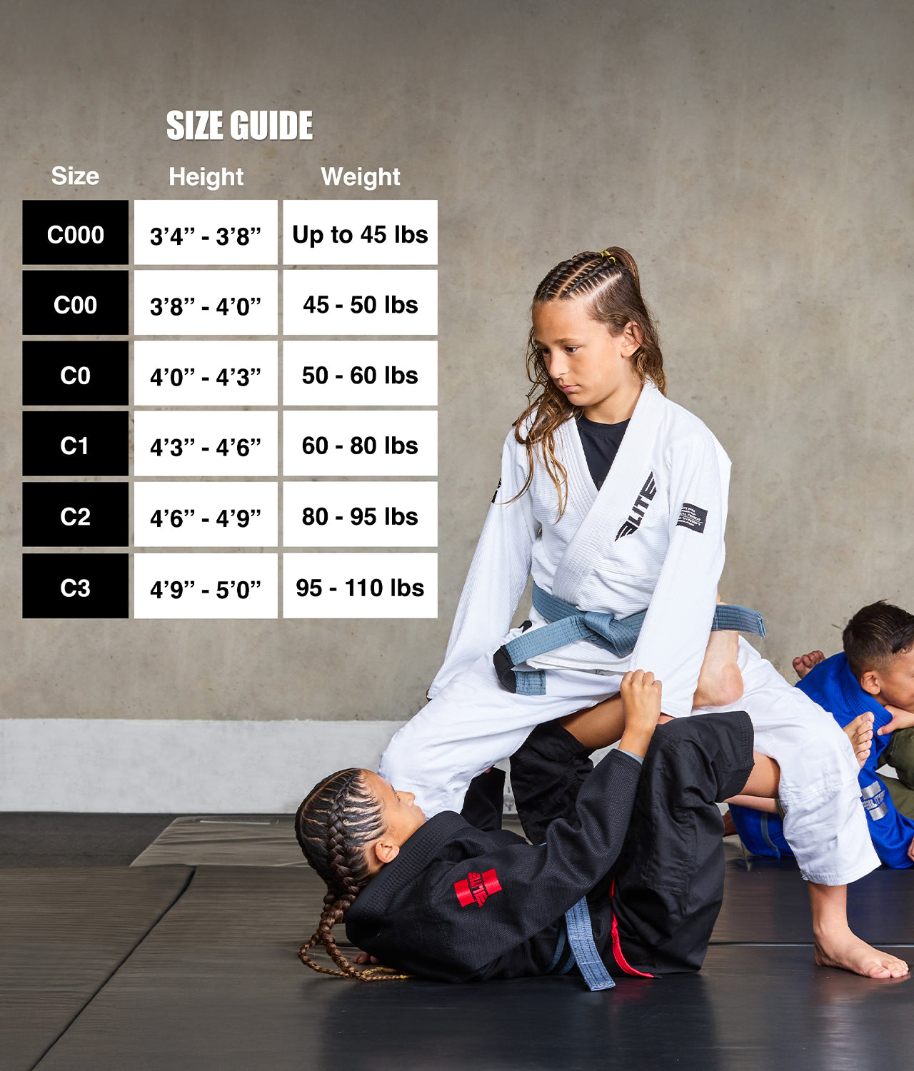 Kids' Core White Brazilian Jiu Jitsu BJJ Gi