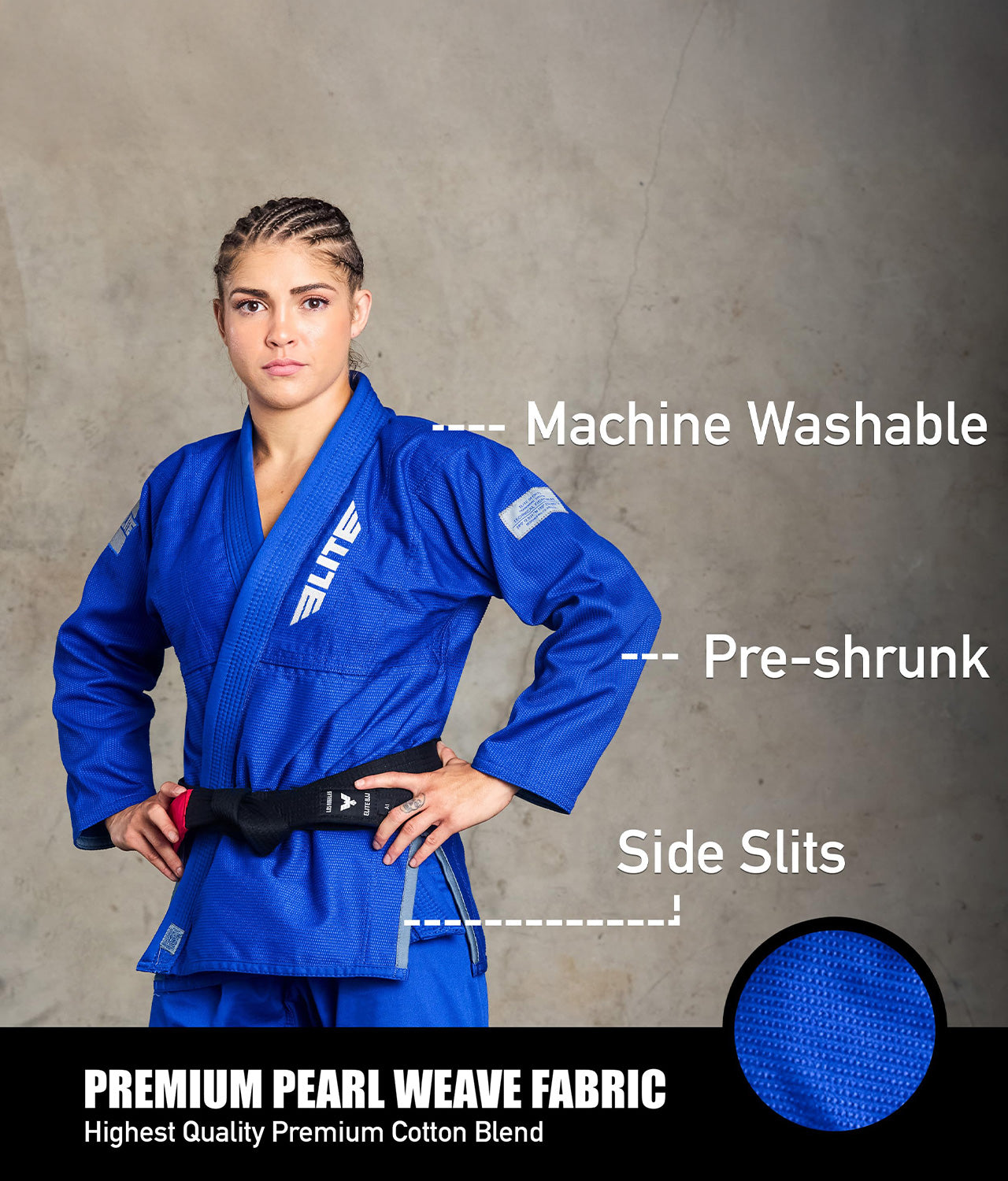 Women's Core Blue Brazilian Jiu Jitsu BJJ Gi