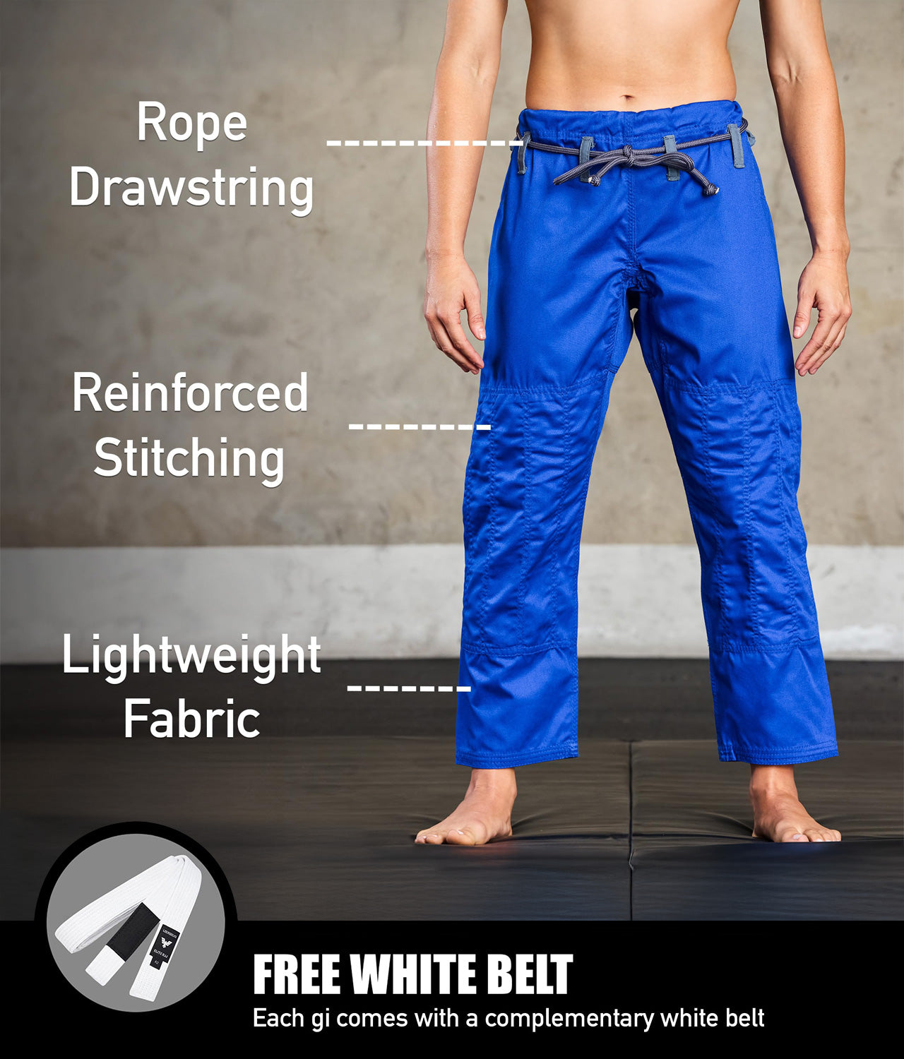 Women's Core Blue Brazilian Jiu Jitsu BJJ Gi