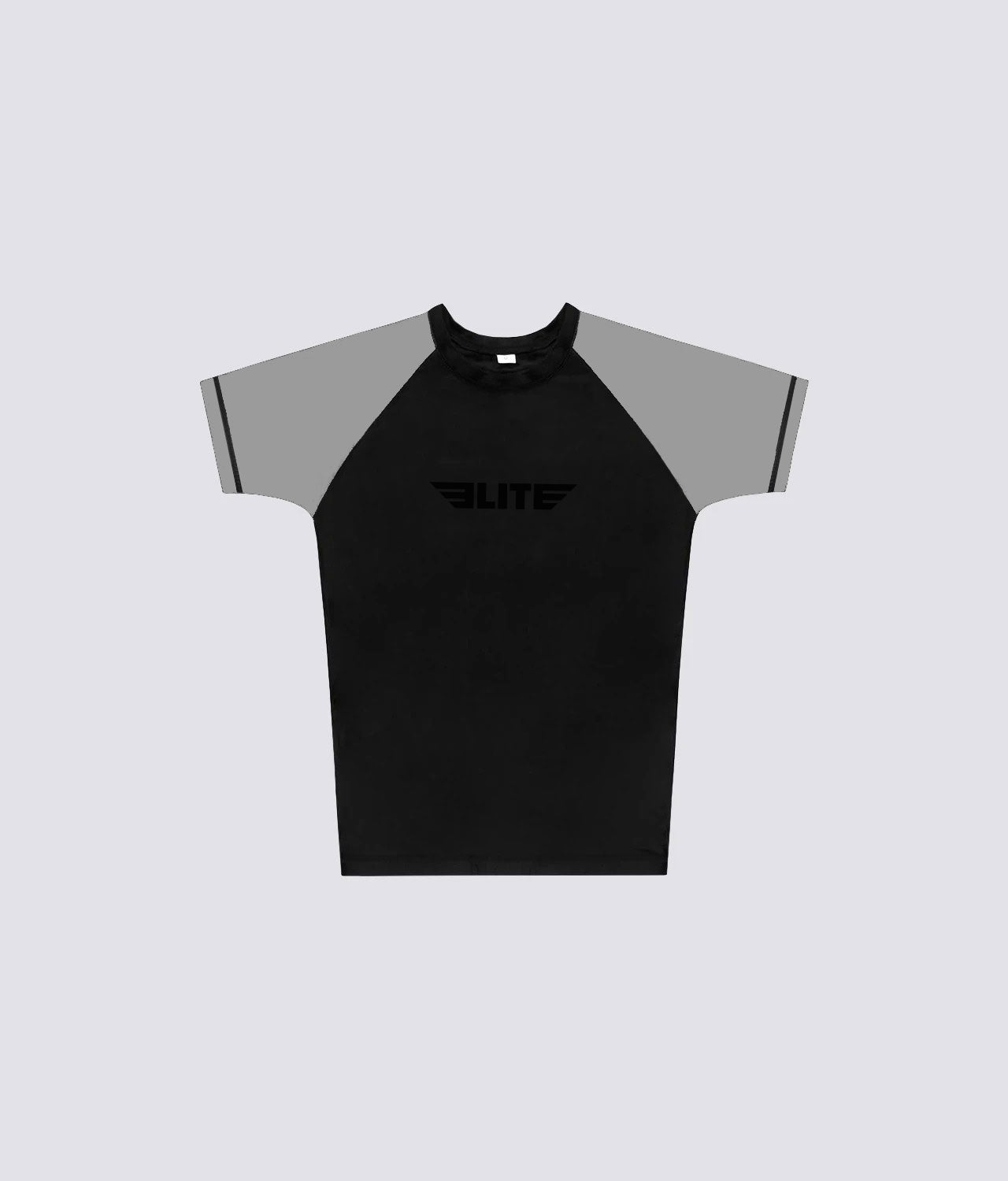 standard gray short sleeve womens no-gi bjj rash guard comfortable & secure