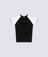 standard white short sleeve womens no-gi bjj rash guard comfortable & secure